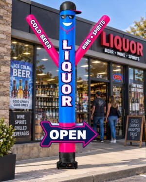 20ft Liquor Store Open Arrow Air Dancer