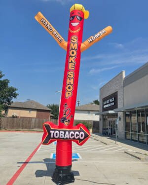 20ft Smoke Shop Inflatable with Tobacco Arrow