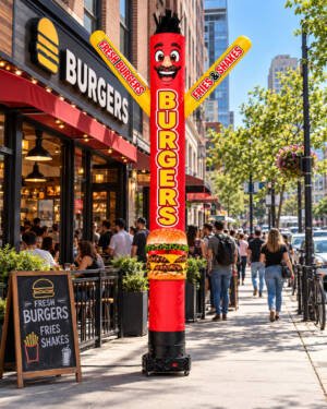 20ft burgers restaurant air dancer